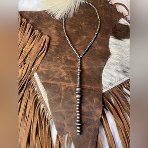 FAUX Navajo Pearl Lariat